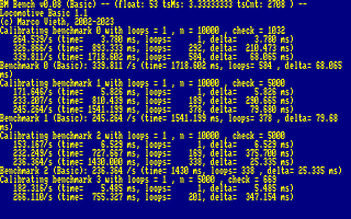 BM Benchmark 8