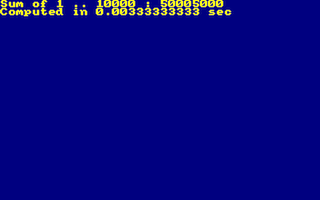 Time a function